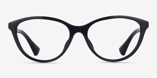 Ralph RA7140U Black PlasticEyeglass Frames from EyeBuyDirect, Front View