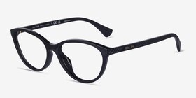 Ralph RA7140U Noir Plastique Montures de lunettes de vue d'EyeBuyDirect, Vue d'Angle