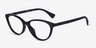 Ralph RA7140U Black PlasticEyeglass Frames from EyeBuyDirect, Angle View
