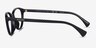 Ralph RA7140U Black PlasticEyeglass Frames from EyeBuyDirect, Side View