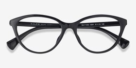 Ralph RA7140U Noir Plastique Montures de lunettes de vue d'EyeBuyDirect, Vue Rapprochée