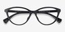 Ralph RA7140U Black PlasticEyeglass Frames from EyeBuyDirect, Closed View
