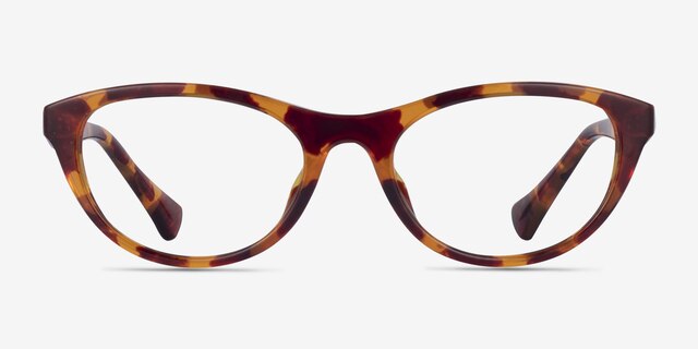 Ralph RA7143U Tortoise PlasticEyeglass Frames from EyeBuyDirect, Front View