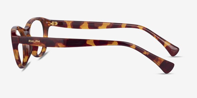 Ralph RA7143U Tortoise PlasticEyeglass Frames from EyeBuyDirect, Side View
