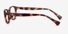 Ralph RA7143U Tortoise PlasticEyeglass Frames from EyeBuyDirect, Side View