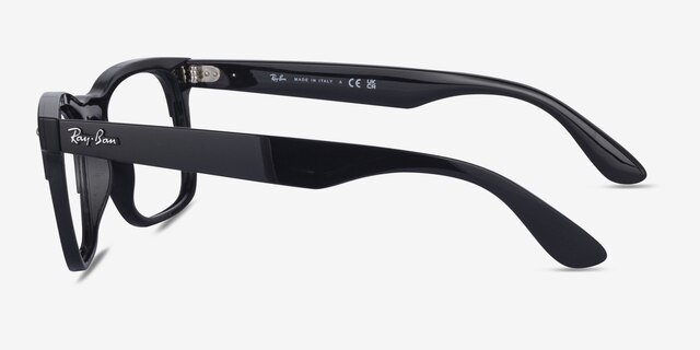 Ray-Ban RB4487V Steve Black Eco-friendlyEyeglass Frames from EyeBuyDirect, Side View