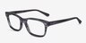 Ray-Ban RB5383 Striped AcetateEyeglass Frames from EyeBuyDirect, Angle View
