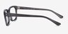 Ray-Ban RB5383 Striped AcetateEyeglass Frames from EyeBuyDirect, Side View
