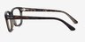 Ray-Ban RB5383 Dark Tortoise AcetateEyeglass Frames from EyeBuyDirect, Side View
