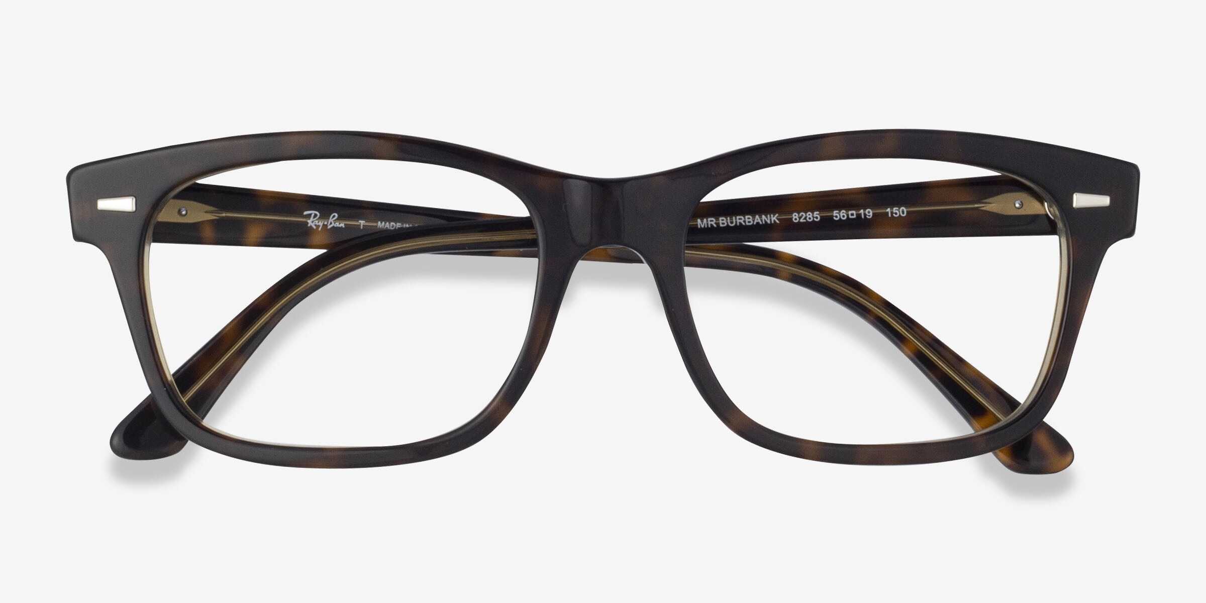 Ray-Ban RB5383 - Rectangle Tortoise Brown Frame Eyeglasses  display picture 2
