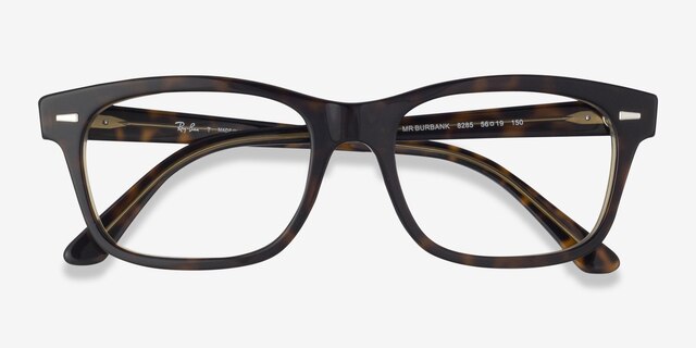 Ray-Ban RB5383 Dark Tortoise AcetateEyeglass Frames from EyeBuyDirect, Closed View