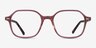 Ray-Ban RB5394 John Purple AcetateEyeglass Frames from EyeBuyDirect, Front View