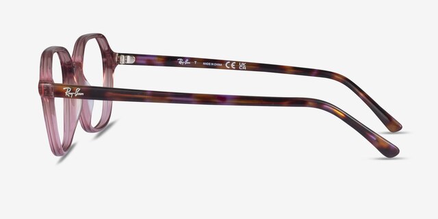 Ray-Ban RB5394 John Purple AcetateEyeglass Frames from EyeBuyDirect, Side View