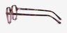 Ray-Ban RB5394 John Purple AcetateEyeglass Frames from EyeBuyDirect, Side View