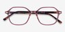 Ray-Ban RB5394 John Purple AcetateEyeglass Frames from EyeBuyDirect, Closed View