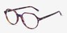 Ray-Ban RB5395 Thalia Purple Tortoise AcetateEyeglass Frames from EyeBuyDirect, Angle View