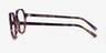 Ray-Ban RB5395 Thalia Purple Tortoise AcetateEyeglass Frames from EyeBuyDirect, Side View