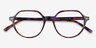 Ray-Ban RB5395 Thalia Purple Tortoise AcetateEyeglass Frames from EyeBuyDirect, Closed View