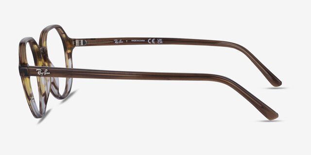 Ray-Ban RB5395 Thalia Tortoise AcetateEyeglass Frames from EyeBuyDirect, Side View