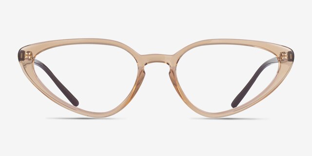 Ray-Ban RB7188 Brown PlasticEyeglass Frames from EyeBuyDirect, Front View