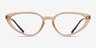 Ray-Ban RB7188 Brown PlasticEyeglass Frames from EyeBuyDirect, Front View