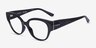 Vogue Eyewear VO5482 Noir PlastiqueMontures de lunettes de vue d'EyeBuyDirect, Vue d'Angle