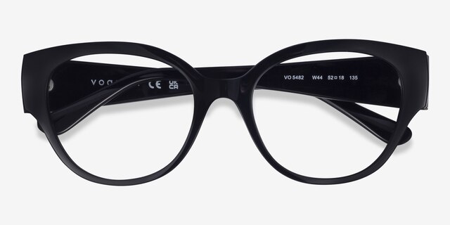 Vogue Eyewear VO5482 Noir PlastiqueMontures de lunettes de vue d'EyeBuyDirect, Vue Rapprochée
