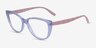 Vogue Eyewear VO5485 Purple PlasticEyeglass Frames from EyeBuyDirect, Angle View