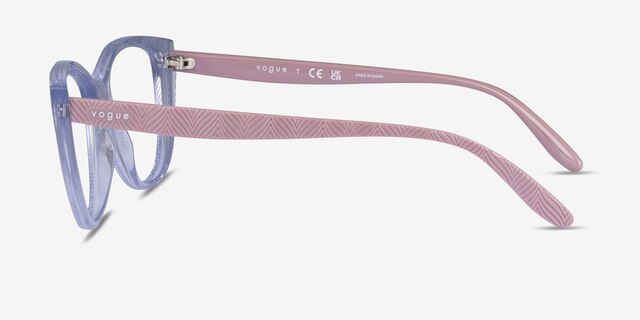 Vogue Eyewear VO5485 Purple PlasticEyeglass Frames from EyeBuyDirect, Side View