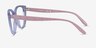 Vogue Eyewear VO5485 Purple PlasticEyeglass Frames from EyeBuyDirect, Side View