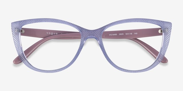 Vogue Eyewear VO5485 Purple PlasticEyeglass Frames from EyeBuyDirect, Closed View