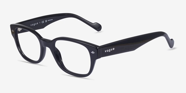 Vogue Eyewear VO5529 Black AcetateEyeglass Frames from EyeBuyDirect, Angle View