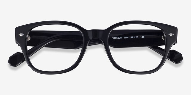 Vogue Eyewear VO5529 Black AcetateEyeglass Frames from EyeBuyDirect, Closed View