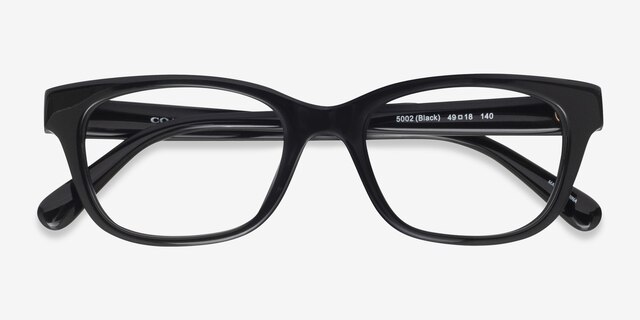 Coach HC6257U Black AcetateEyeglass Frames from EyeBuyDirect, Closed View
