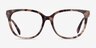 Coach HC6260U Peach Tortoise AcetateEyeglass Frames from EyeBuyDirect, Front View