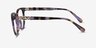 Coach HC6260U Purple Tortoise AcetateEyeglass Frames from EyeBuyDirect, Side View