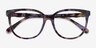 Coach HC6260U Purple Tortoise AcetateEyeglass Frames from EyeBuyDirect, Closed View