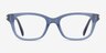 Coach HC6257U Milky Denim AcetateEyeglass Frames from EyeBuyDirect, Front View
