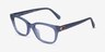Coach HC6257U Milky Denim AcetateEyeglass Frames from EyeBuyDirect, Angle View