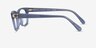 Coach HC6257U Milky Denim AcetateEyeglass Frames from EyeBuyDirect, Side View