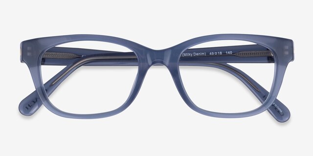Coach HC6257U Milky Denim AcetateEyeglass Frames from EyeBuyDirect, Closed View