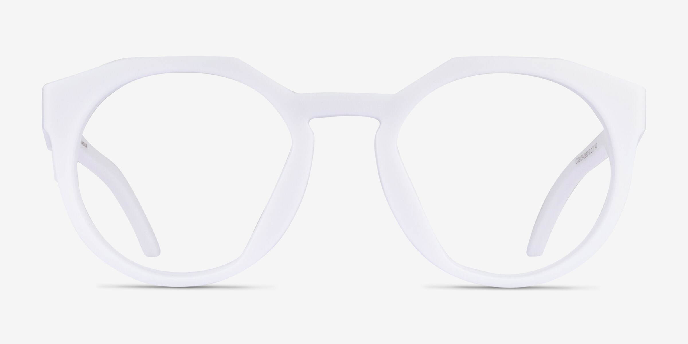 Oakley OX8139 HSTN - Geometric White Frame Eyeglasses | Eyebuydirect