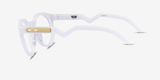 Oakley OX8139 Hstn White PlasticEyeglass Frames from EyeBuyDirect, Side View