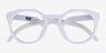 Oakley OX8139 Hstn White PlasticEyeglass Frames from EyeBuyDirect, Closed View