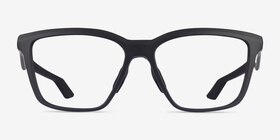 Oakley Enigma Mass Satin Black Métal Montures de lunettes de vue d'EyeBuyDirect, Vue de Face