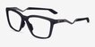 Oakley Enigma Mass Satin Black MetalEyeglass Frames from EyeBuyDirect, Angle View