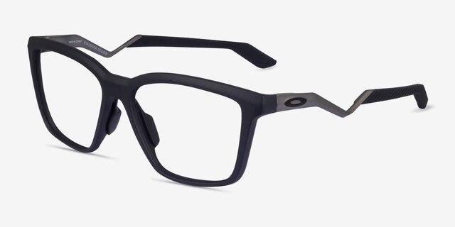 Oakley Enigma Mass Black PlasticEyeglass Frames from EyeBuyDirect, Angle View
