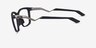 Oakley Enigma Mass Black PlasticEyeglass Frames from EyeBuyDirect, Side View
