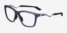 Oakley Enigma Mass Matte Blue Steel PlastiqueMontures de lunettes de vue d'EyeBuyDirect, Vue d'Angle