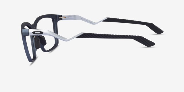 Oakley Enigma Mass Matte Blue Steel PlastiqueMontures de lunettes de vue d'EyeBuyDirect, Vue de Côté